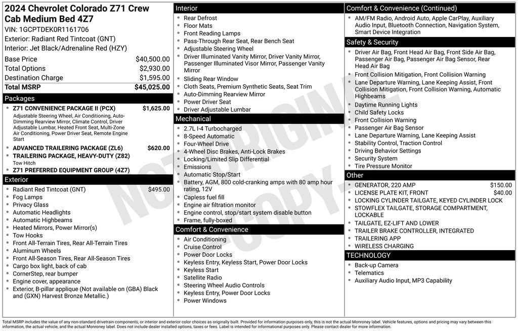 2024 Chevrolet Colorado Z71