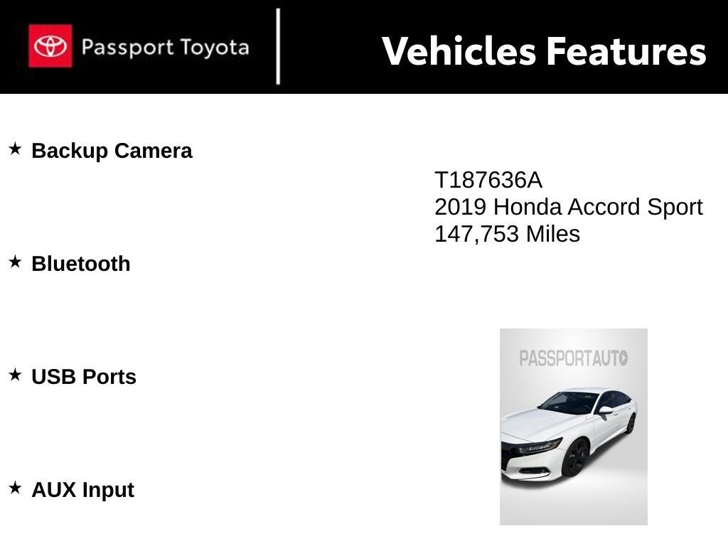2019 Honda Accord Sport