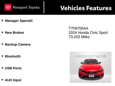 2024 Honda Civic Sport
