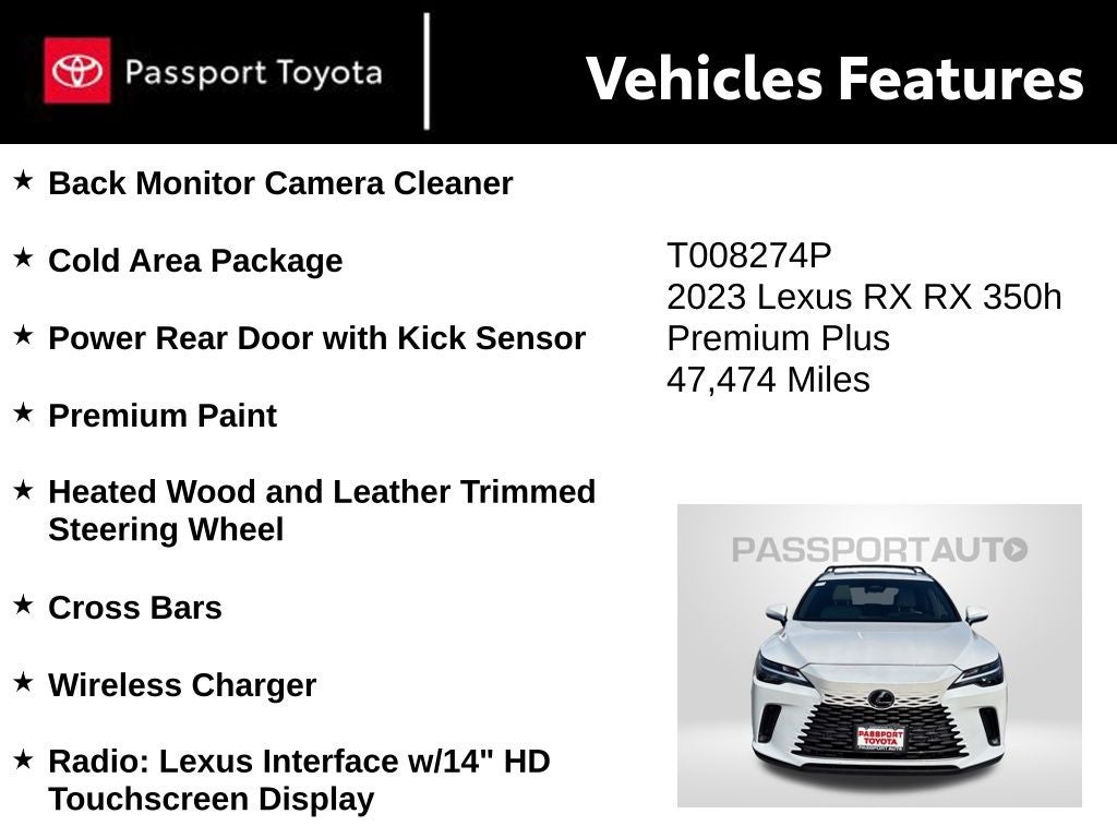 2023 Lexus RX 350h Premium