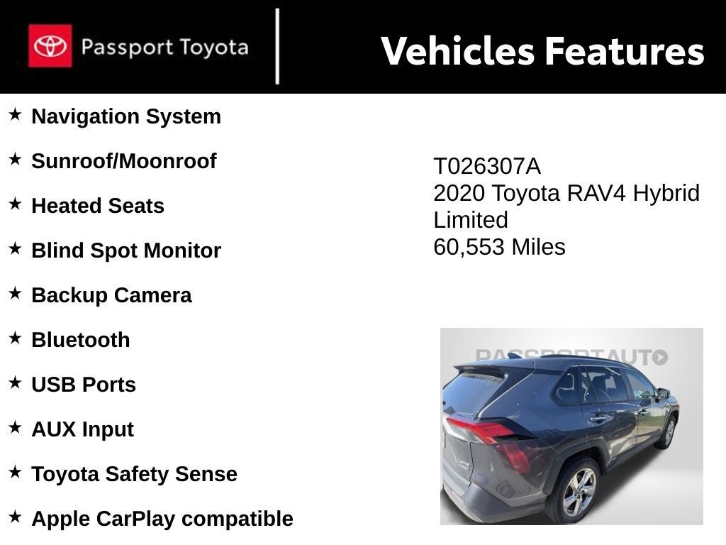 2020 Toyota RAV4 Hybrid Limited