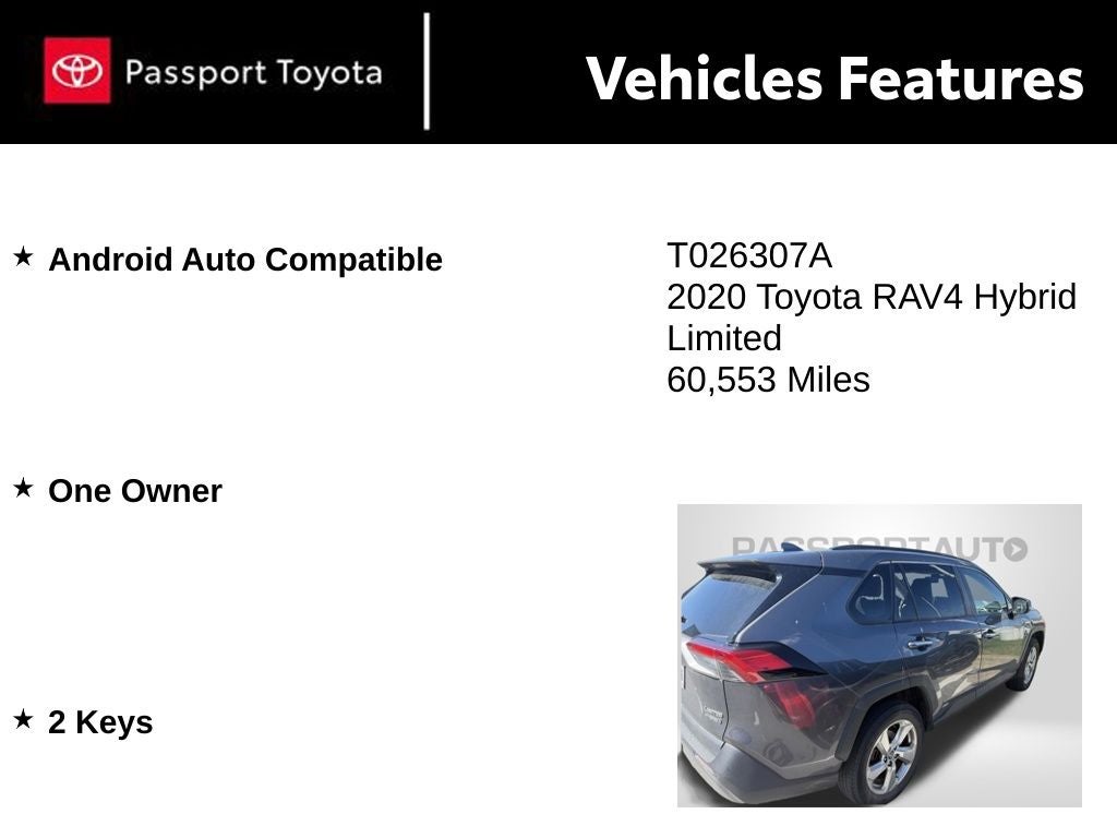 2020 Toyota RAV4 Hybrid Limited