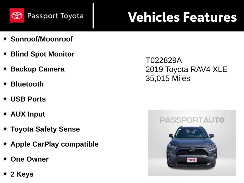 2019 Toyota RAV4 XLE