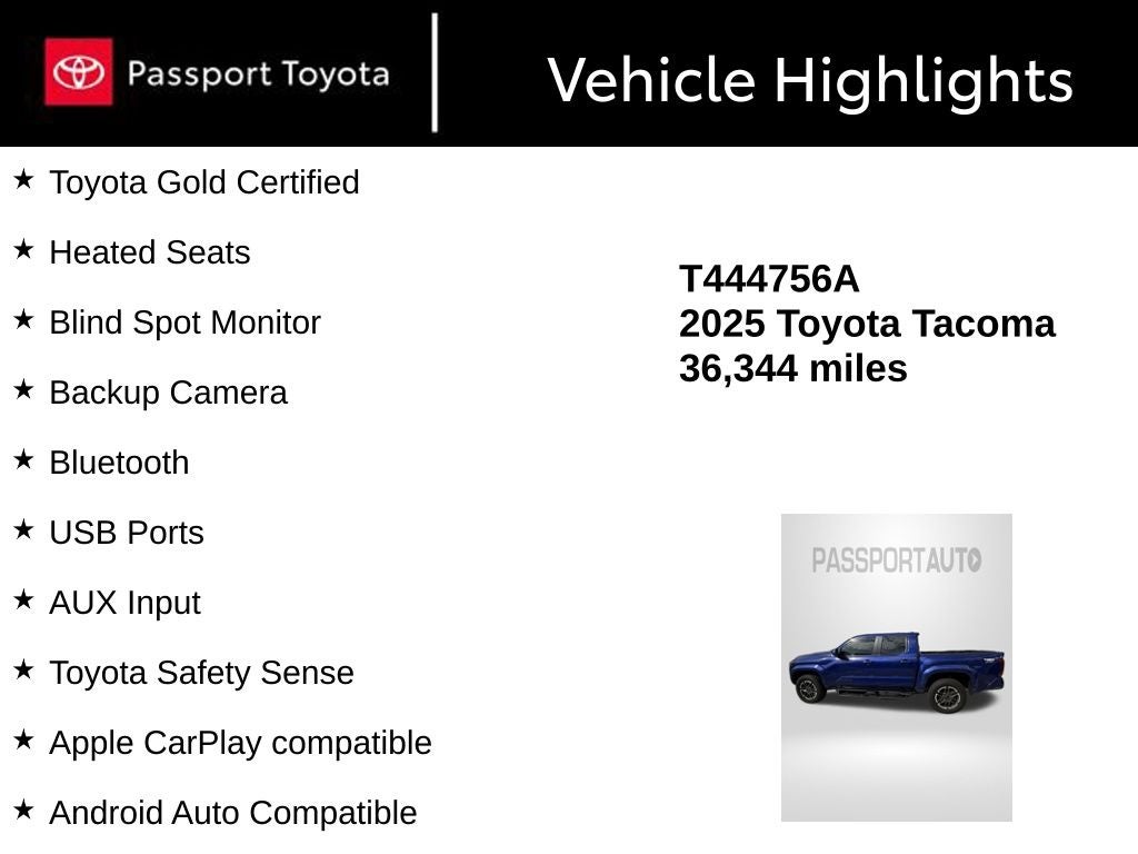 2025 Toyota Tacoma TRD Sport