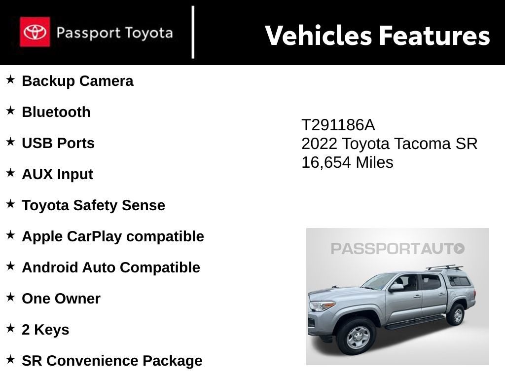 2022 Toyota Tacoma SR