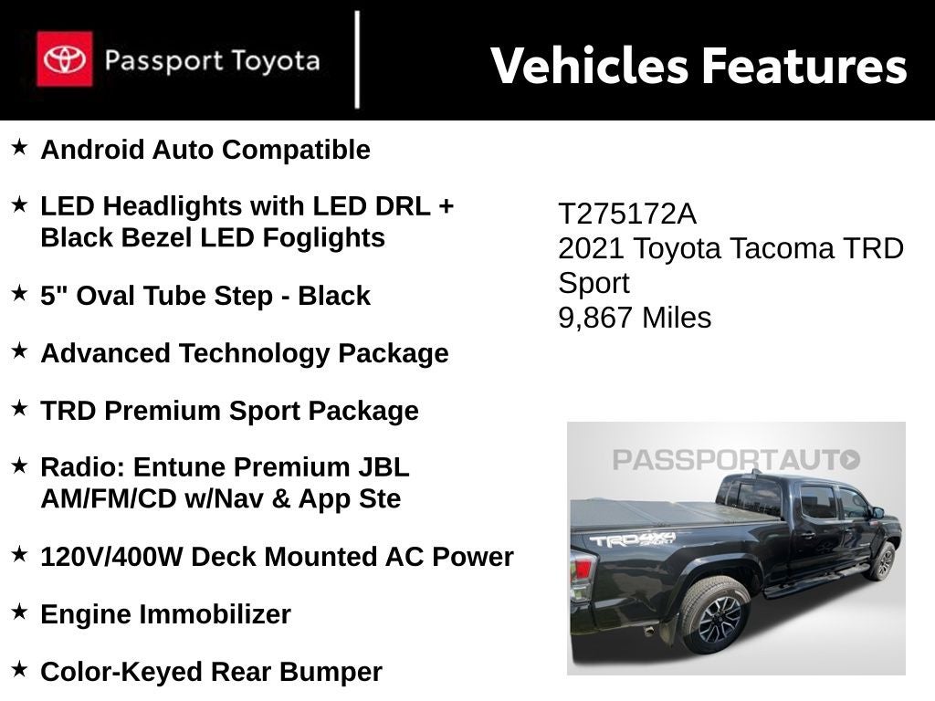 2021 Toyota Tacoma TRD Sport V6