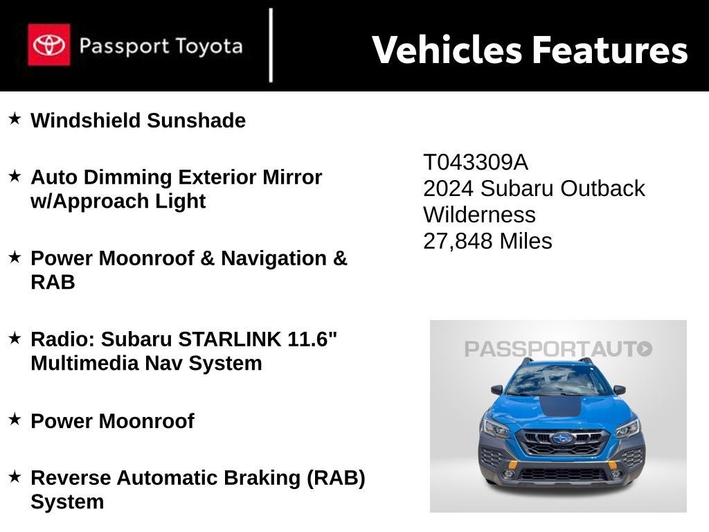 2024 Subaru Outback Wilderness