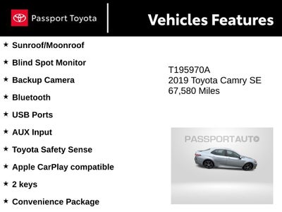 2019 Toyota Camry SE
