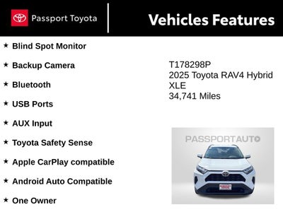 2025 Toyota RAV4 Hybrid XLE