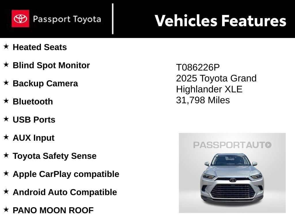 2025 Toyota Grand Highlander XLE