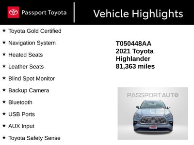 2021 Toyota Highlander Hybrid Platinum