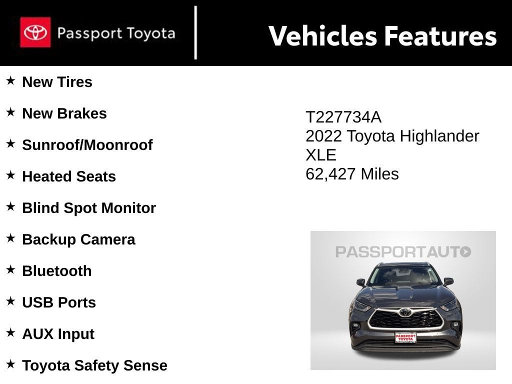 2022 Toyota Highlander XLE