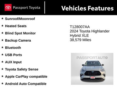 2024 Toyota Highlander Hybrid XLE