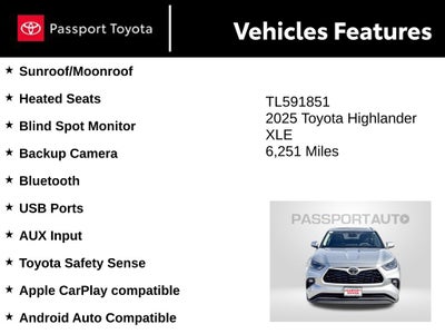 2025 Toyota Highlander XLE
