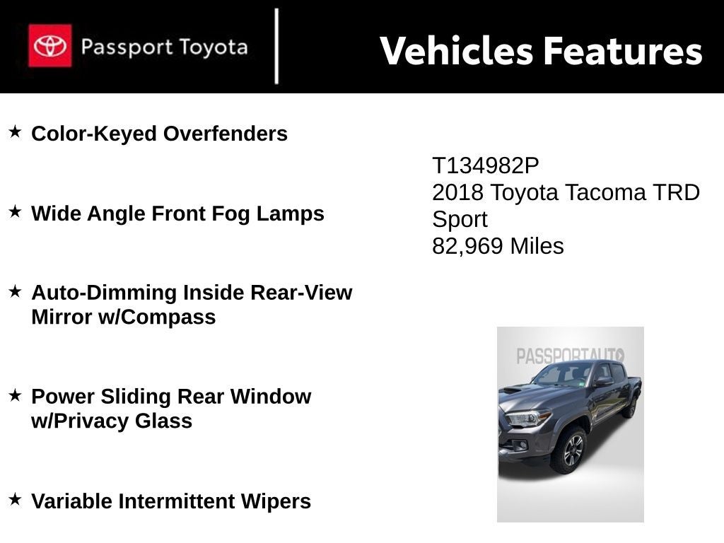 2018 Toyota Tacoma TRD Sport V6