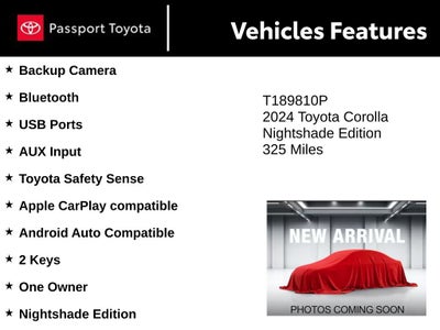 2024 Toyota Corolla SE Nightshade