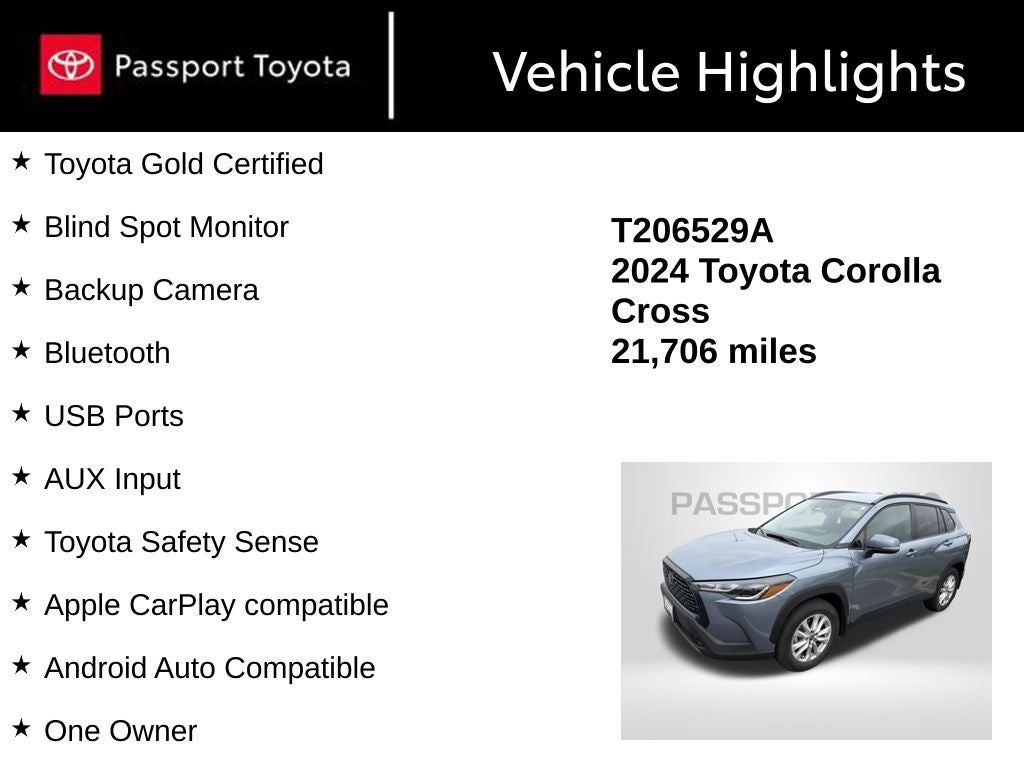 2024 Toyota Corolla Cross LE