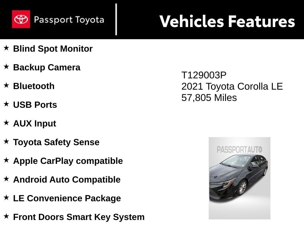 2021 Toyota Corolla LE