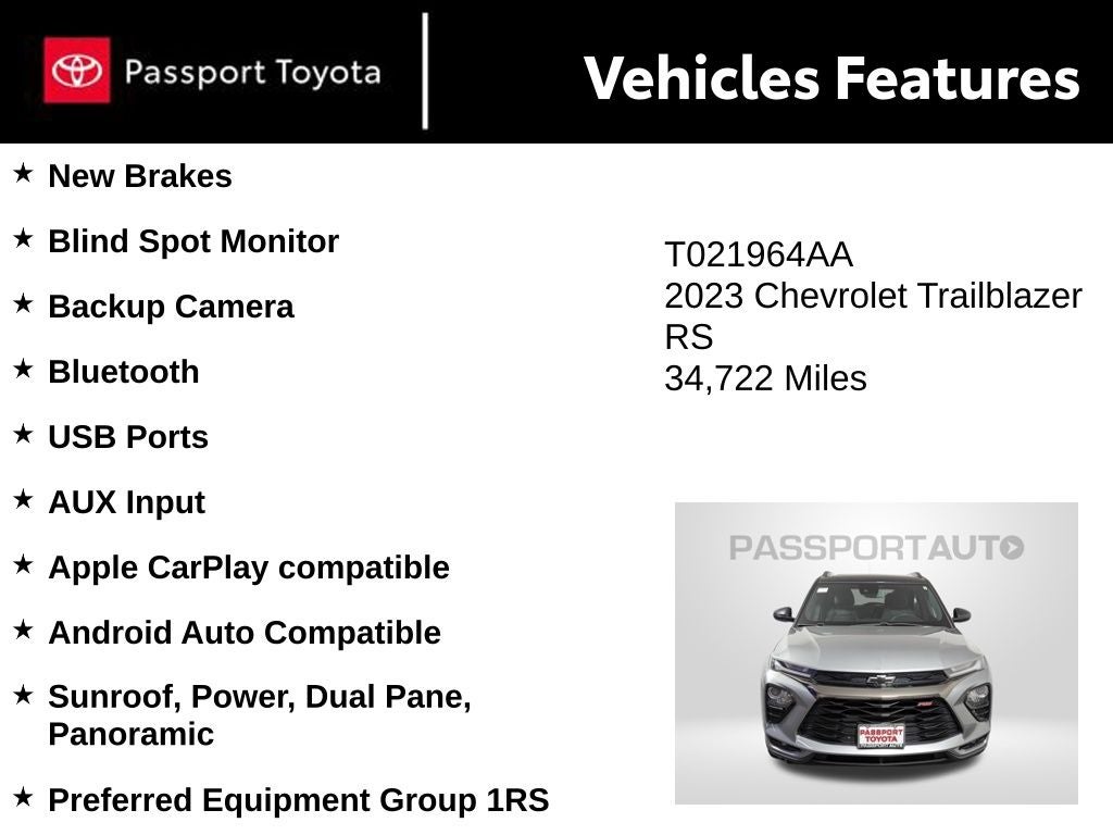 2023 Chevrolet TrailBlazer RS