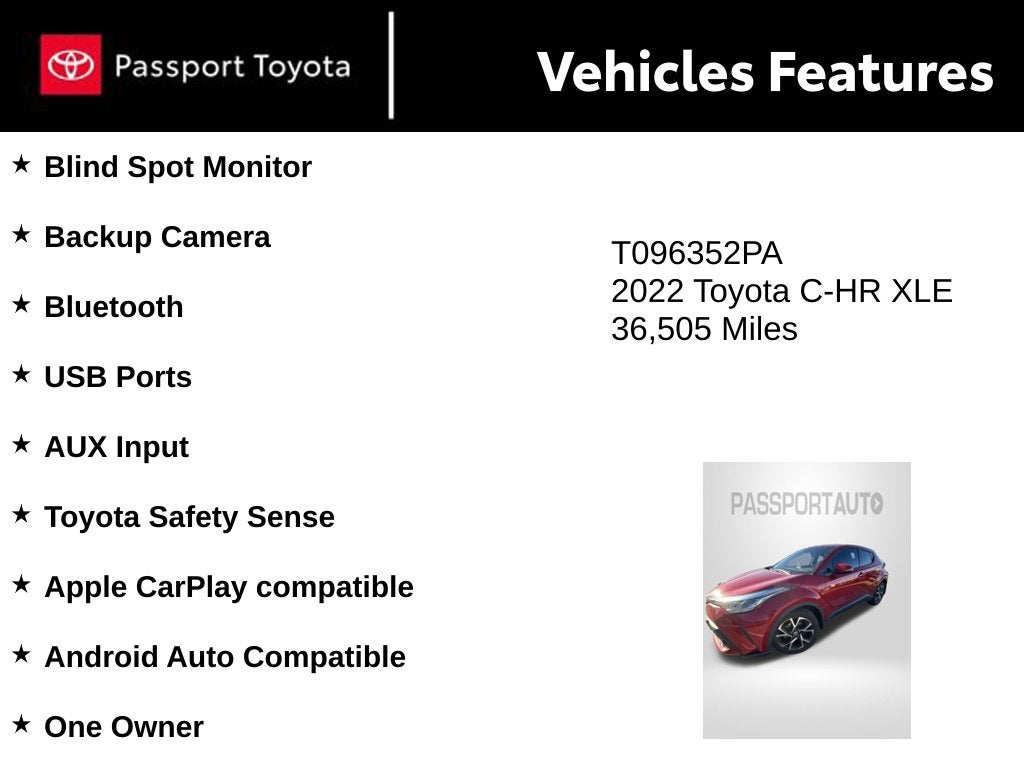 2022 Toyota C-HR XLE